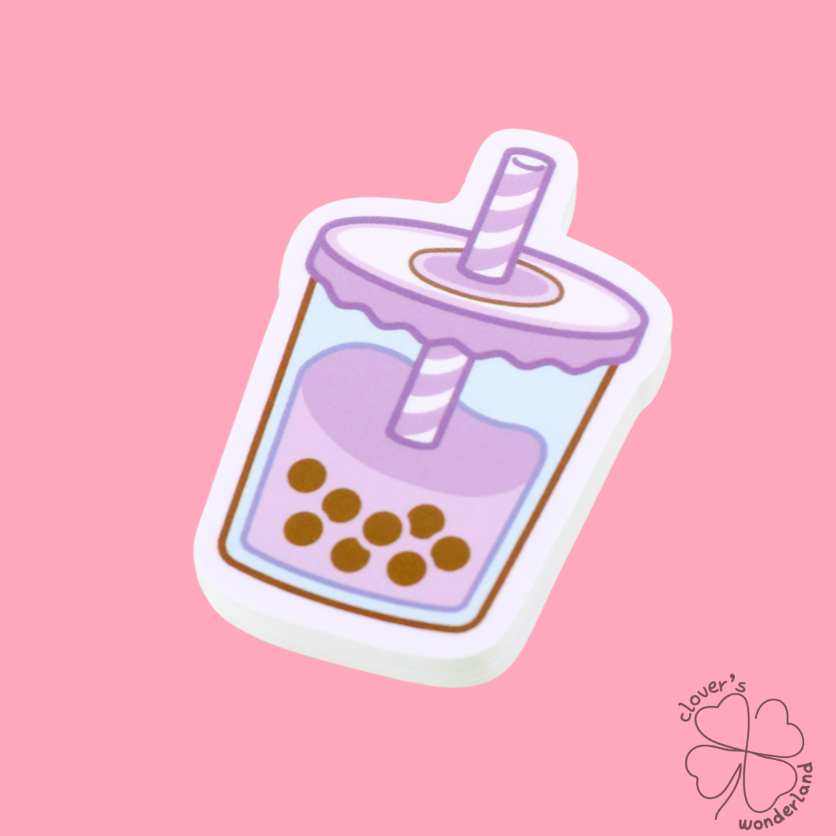 Kawaii Boba Tea Vinyl Sticker