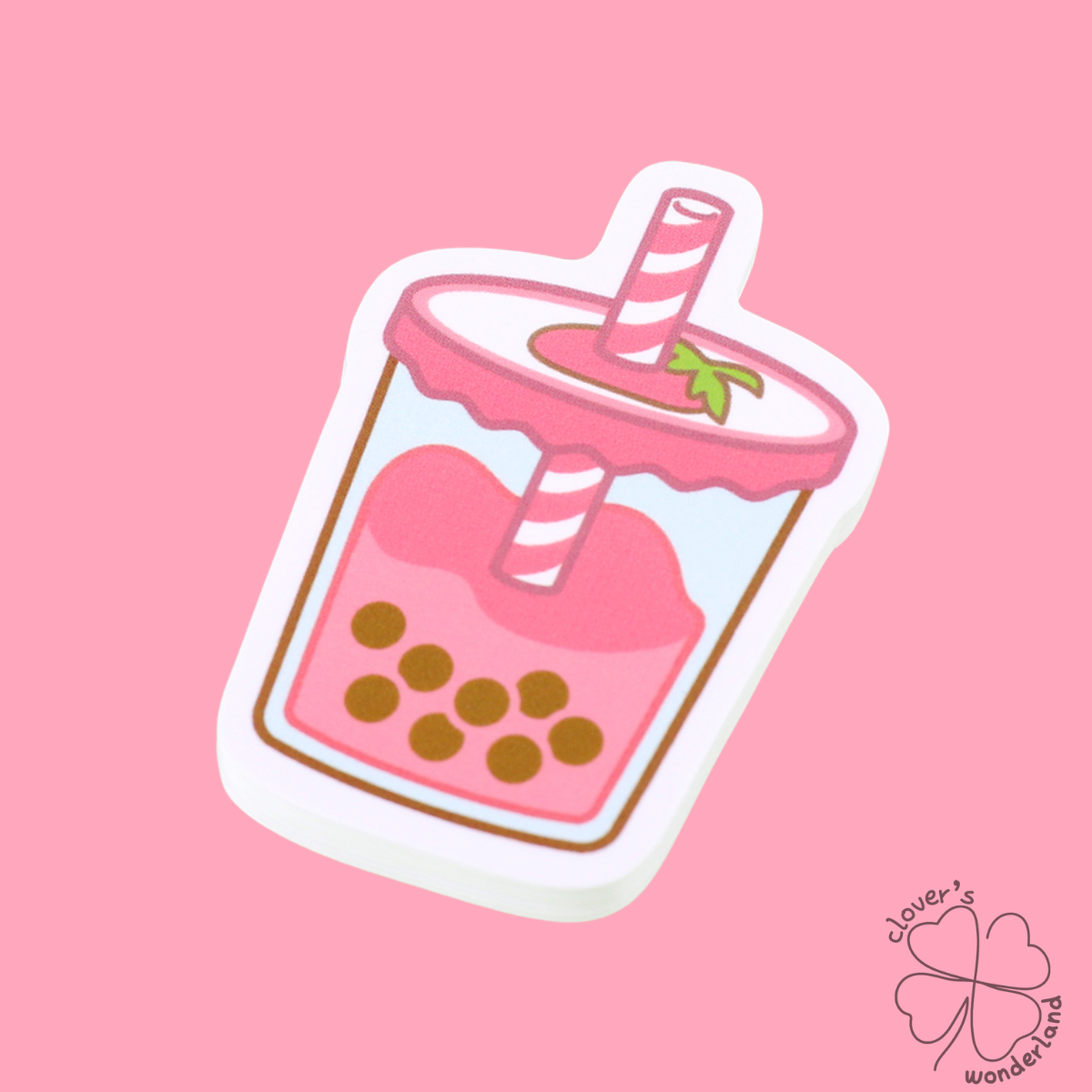 Kawaii Boba Tea Vinyl Sticker