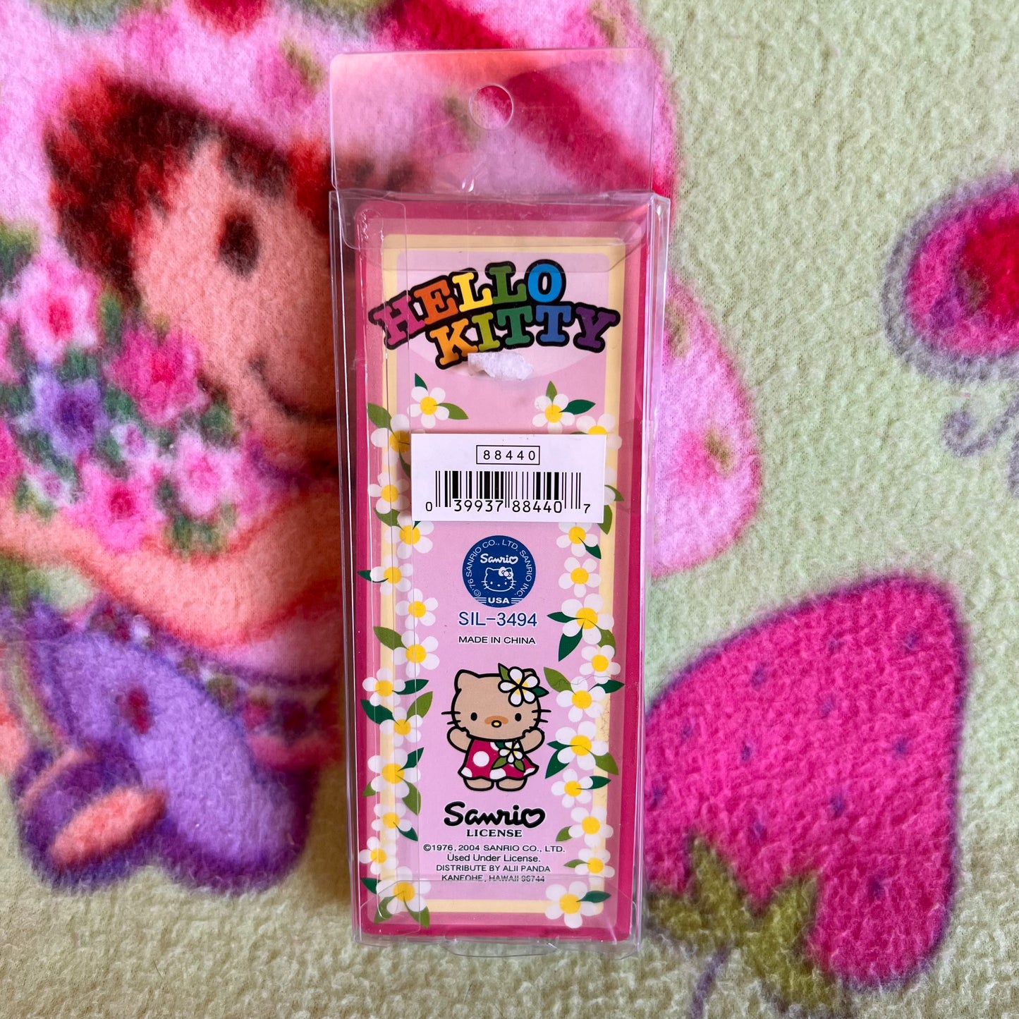 Sanrio Hello Kitty in Paradise Hula Girl Hawaii Vintage Gotochi Phone Charm