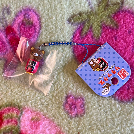 San-x Rilakkuma Red Festival Vintage Gotochi Phone Charm