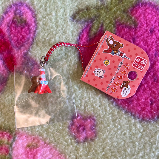 San-x Rilakkuma Red Tower Vintage Gotochi Phone Charm