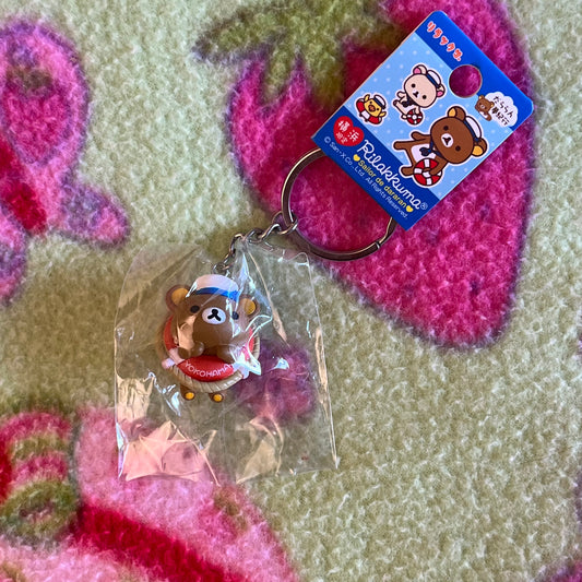 San-x Rilakkuma Yokohama Sailor Raft Vintage Gotochi Phone Charm