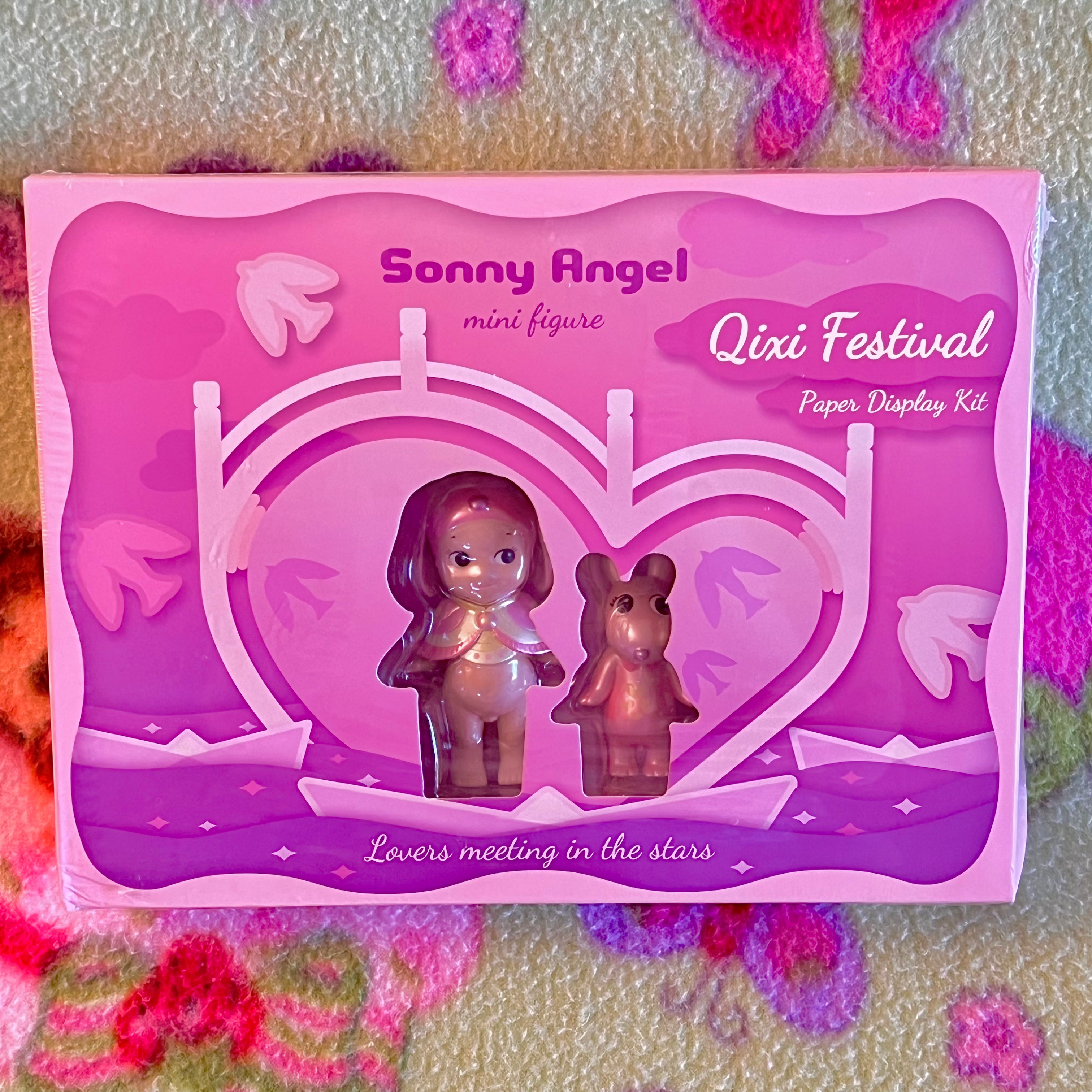 Sonny Angel Qixi Festival Paper Display Kit Bunny and Robby