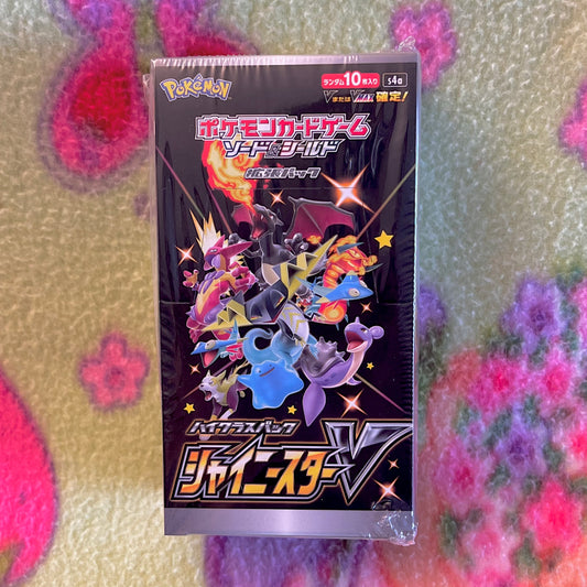 Pokemon Japanese Shiny Star V S4A Sealed Booster Box 10 Packs