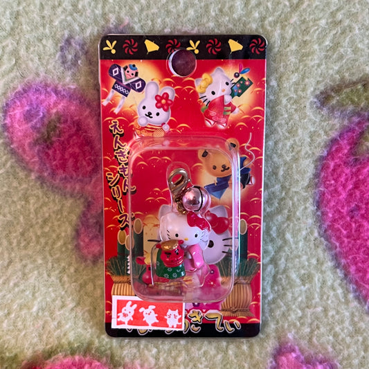 Hello Kitty Pink Kimono & Drum Gotochi Phone Charm