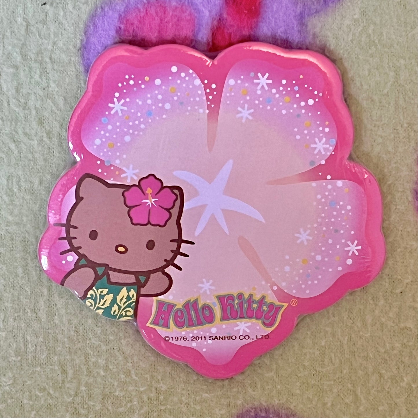 Sanrio Hello Kitty in Paradise Hibiscus Hawaii Memo Pad