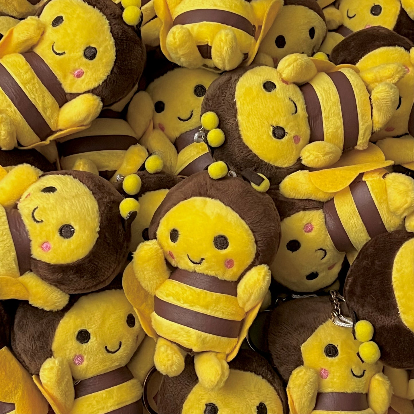 Kawaii Bee Plush Keychain