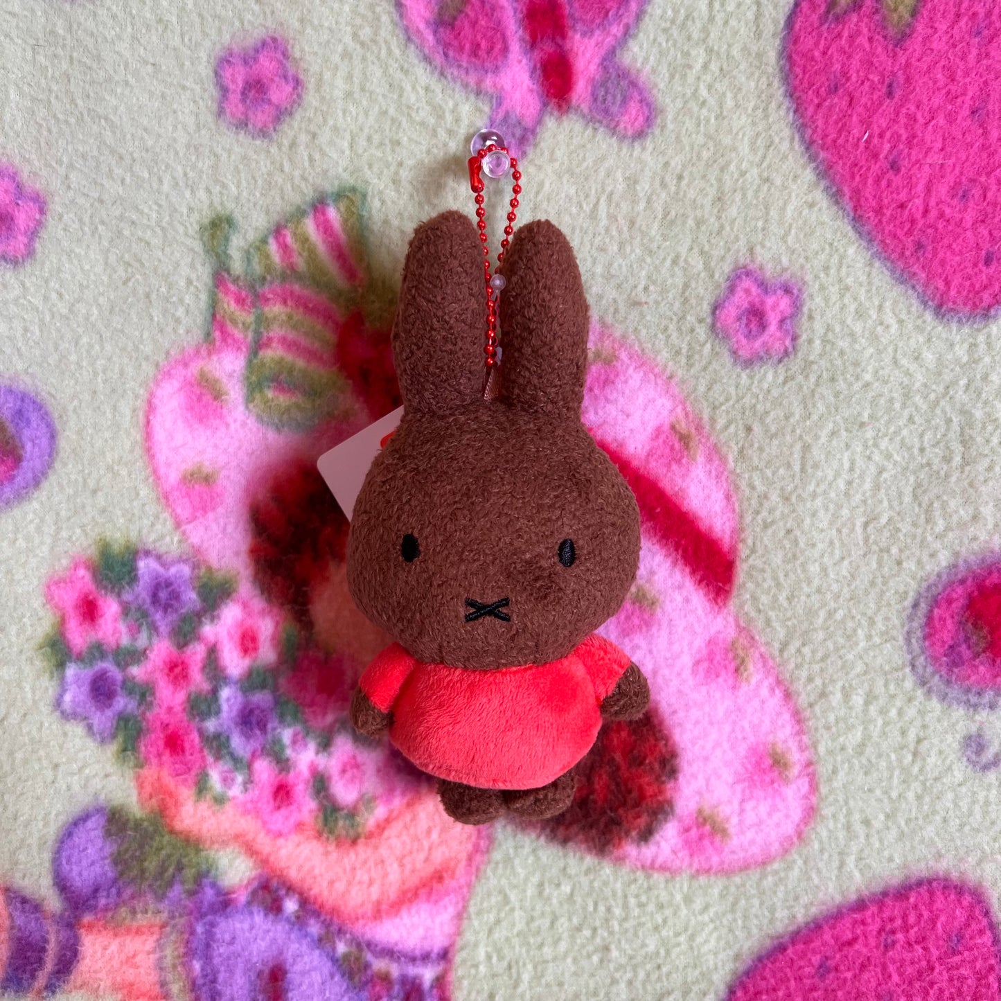 Melanie Red Dress Taito Keychain Prize Plush 6" Miffy Amusement Japanese Plush