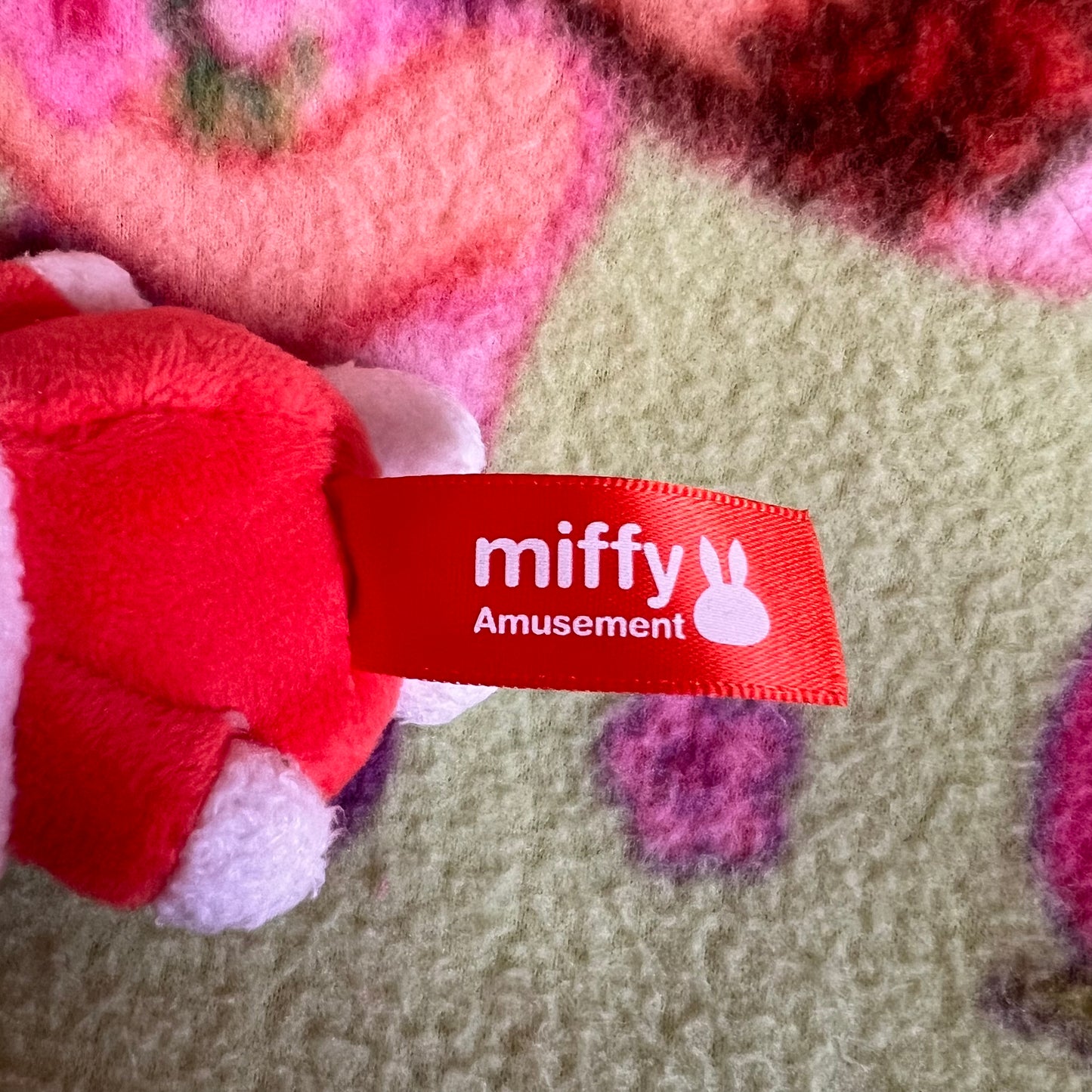 Miffy Red Dress Taito Keychain Prize Plush 6" Miffy Amusement Japanese Plush