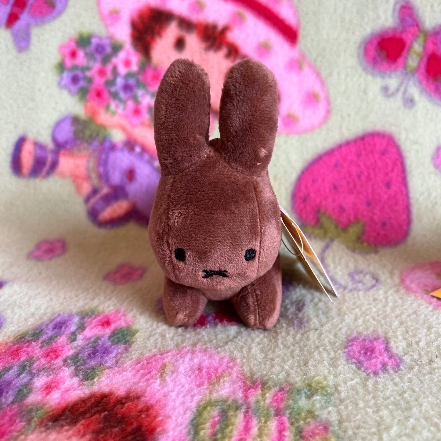 Bruna Animal Brown Bunny Taito Keychain Prize Plush 4" Amusement Japanese Plush