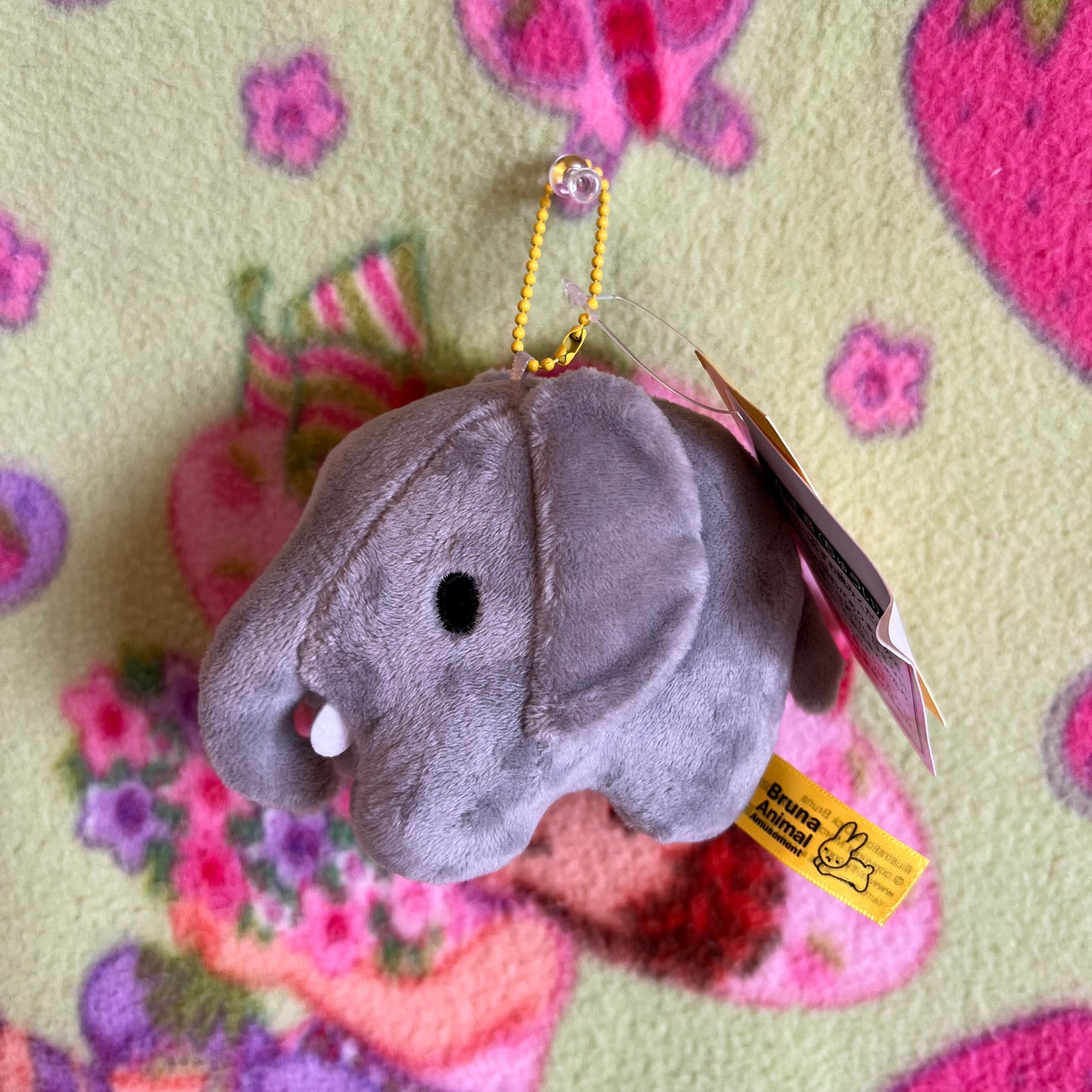 Bruna Animal Elephant Taito Keychain Prize Plush 4" Amusement Japanese Plush