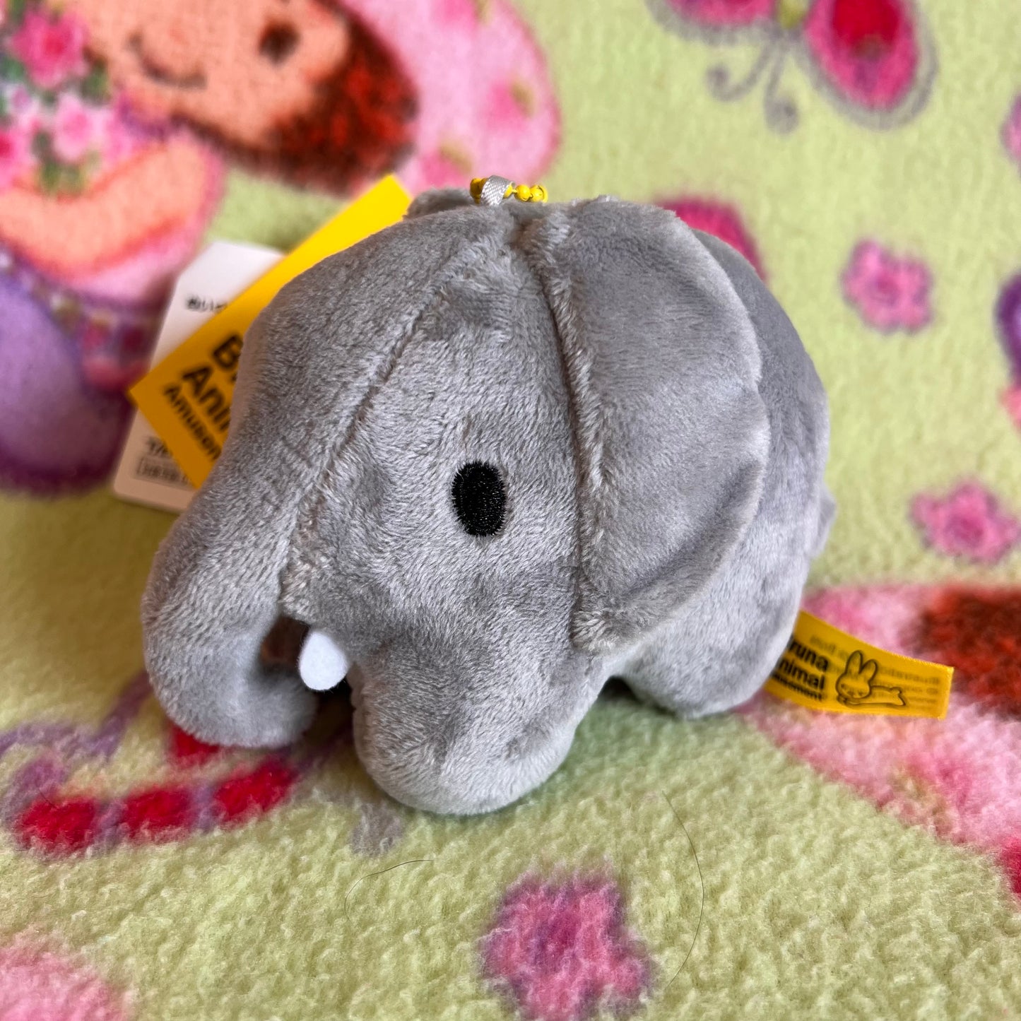 Bruna Animal Elephant Taito Keychain Prize Plush 4" Amusement Japanese Plush