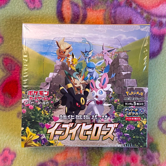 Eevee Heroes s6a Japanese Pokemon Card Booster Box Sealed